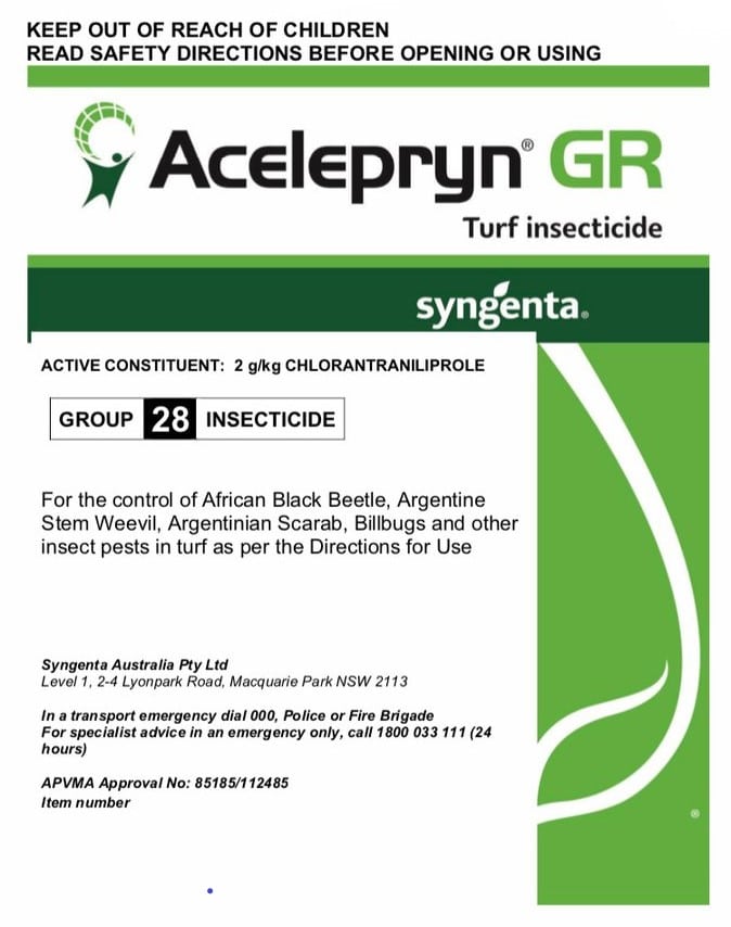 Acelepryn GR Product Label