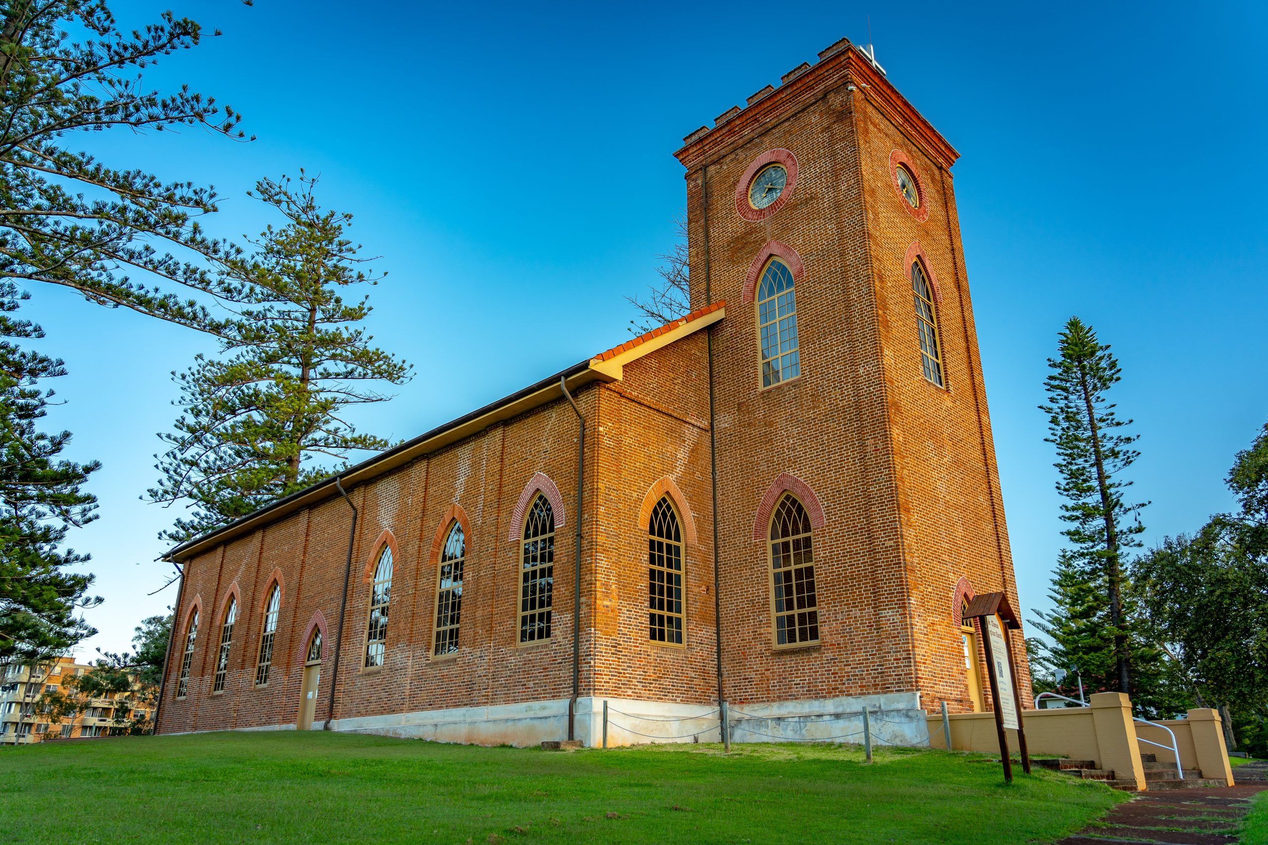 AdobeStock_618707058 Commercial turf supply for churches - pictured welcoming church in New South Wales